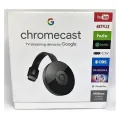 Google Chromecast 4K – Smart TV Streaming Device with YouTube, Netflix, Hulu, Spotify Support. 