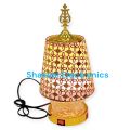 Electric Bakhoor Loban  Burner with  Night Lamp Metal and Glass Best For Interior Design. 