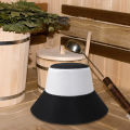 Sauna Felt Cap Bath Hat Sauna Hat Diameter 15.5cm Durable Good Water Absorption Hand Wash Recommended Portable for Men Women. 