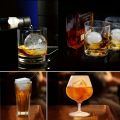 6-Grid Ice Silicone Cube Mold Tray DIY Freeze Ice Maker Creative Ice Cube Mold Barware Tools Perfect for Freezer, Cocktail. 