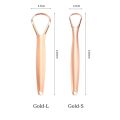 1pc Stainless Steel Tongue Scraper Cleaner Fresh Breath Cleaning Coated Tongue Toothbrush Oral Hygiene Care Tools. 