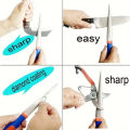 Diamond sharpening stone with one stone and two birds, double-sided flat and curved design, easy to grip handle Knife Sharpener.