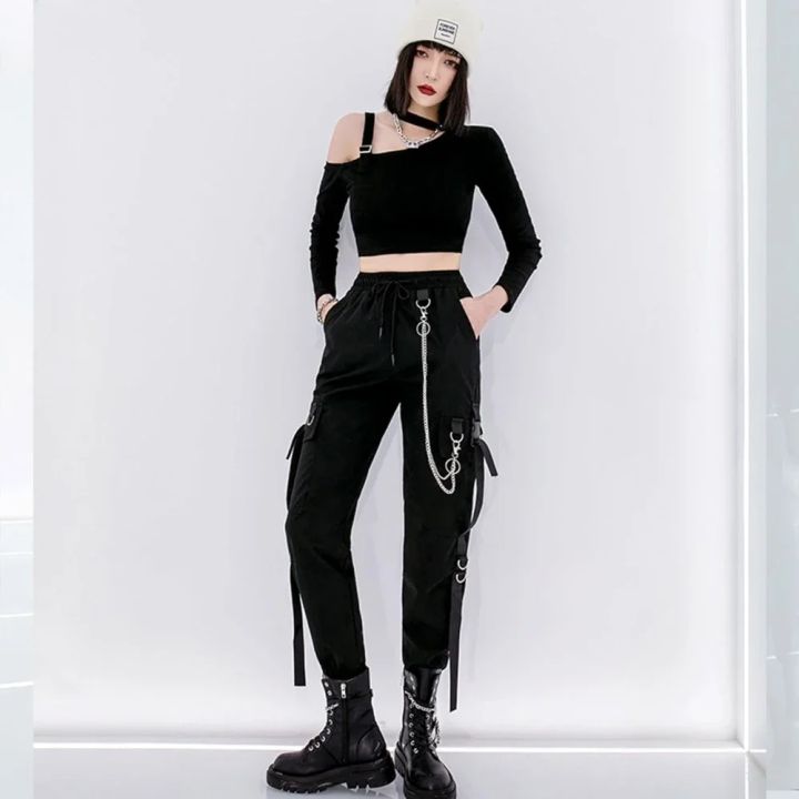 Black%20Casual%20Pants%20for%20Women%20in%20Spring%20Autumn%20Korean%20Style%20Ins%20Hip-Hop%20Student%20Loose%20High-Waisted%20Slim%20Legged%20Cargo%20Pants%20Trendy%20-%20Image%206
