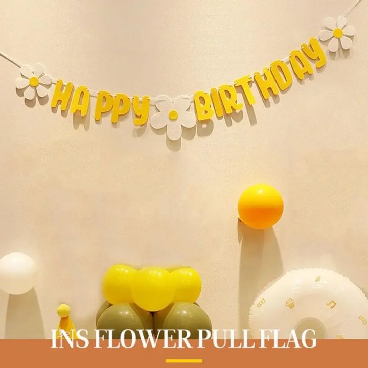 New%20Baby%20Shower%20Daisy%20Happy%20Birthday%20Banner%20White%20Flower%20Birthday%20Sign%20Garland%20Decoration%20Happy%20Daisy%20Flag%20Yellow%20Flower%20Party%20-%20Image%204