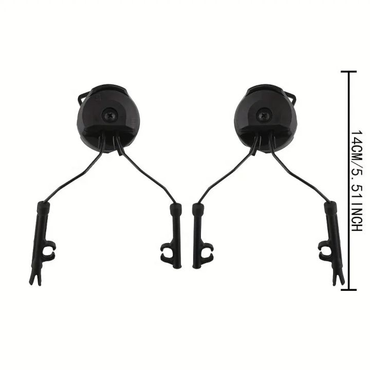 Fast%20Ops%20Core%20Helmet%20ARC%20Rail%20Adapter%20Set%20for%20Comtac%20II%20Series%20Military%20Noise%20Cancelling%20Headset%20-%20Tactical%20Headset%20Bracket%20-%20Image%202