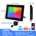 LED RGB Floodlight TUYA Smart Control Spotlight RGBCW WIFI Dimmable Garden Lights IP65 Outdoor Multicolor Landscape Floodlight lightify. 