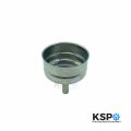 Moka pot Imbuto in Acciaio 6cup Venus, Musa part No. 0800513 (stainless steel) coffee maker parts. 