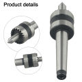 Crown Multi-tooth Woodworking Lathe Drive Center Spindle MT1or MT2 With Spring Loaded Point Woodturing CNC Metalworking Tools. 