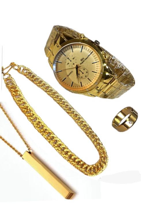 4PCS/MENS%20WEDDING%20WATCH%20DEAL%20TOP%20FASHION%20GOLEN%20HIGH%20QUAILITY%20CASUAL%20WATCH%20+CUBAN%20LOINK%20CHAIN%20BRACLET%20+LOCKET+RING%20FOR%20MEN%20/BOYS%20-%20Image%209