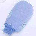 Baby bath towel strong back rub gloves wash home back rub mud Ash. 