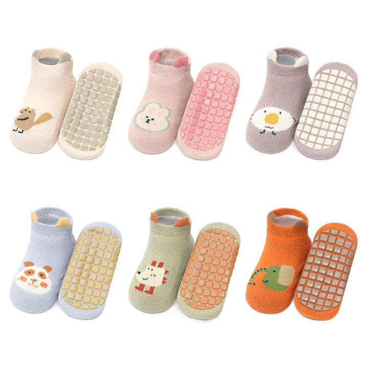 6%20Pairs%20Kids%20Cotton%20Socks%20Cartoon%20Animal%20Pattern%20Non-Slip%20Floor%20Socks%20for%20Girls%20Boys%20Toddler%20Comfortable%20Breathable%20Baby%20Socks%20-%20Image%202