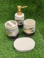 4 pices bathroom set and two colour black gold and white gold. 