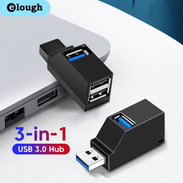 Câble Splitter USB 3 Ports - 1 Mâle Vers 3 Femelles, Pour PC, Console, Clavier, Charge Rapide - 2