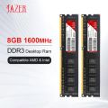 JAZER Memoria Rams DDR3 1600MHz New Dimm 1.5V Desktop Memory Compatible AMD And Intel. 