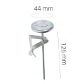 0℃ to100℃ Dial Thermometer for Coffee Pot Milk Frothing Jug Professional Cafe KitchenTemperature Measuring Tools. 