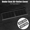 For Tesla Model Y Car Air Outlet Cover Under Seat Vent Protection Cover Decoration Modified Dustproof Protect Covers 2pcs. 