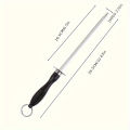 1PC Sharpener Rod Carbon Steel Knife Durable Easy-to-use with Non-Slip Handle Sharpening Blade Rod Knife Kitchen Tools. 
