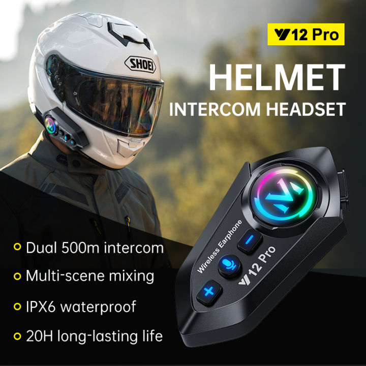 Y12%20Pro%20Motorcycle%20Helmet%20Intercom%20Bluetooth%205.4%20Headset%20Waterproof%20500m%20Intercomunicador%20Speaker%20Wireless%20Handsfree%20Interphone%20-%20Image%203