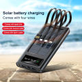 Solar Power Bank 20000mAh External Battery for any Mobile Phone Fast Charger Portable Outdoor Powerbank.