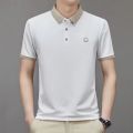 Becoolman-stylish and beautiful short sleeve polo shirt with stripe tip business casual breathable comfortable fabric. 