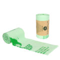 Compostable Classification Garbage Bag, Fully Biodegradable Continuous Roll Flat Mouth Household Corn Starch Garbage Bag, PLA.