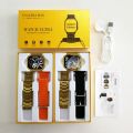 X10 Ultra 3 Max Smart Watch Golden Smartwatch 2.2 Inch Big Display - Wireless Charging - 49mm - Men And Woman Wear - Smart watch. 
