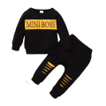 Newborn 0-2Y Baby Boy Suit 2PCSClothes Print Long Sleeve T-shirt Top + Long Pant Set Sport Casual Spring Outfit Clothing. 