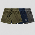 2026 New Men Black Gym Shorts Skull Logo Quick Dry Breathable Mesh Sport Shorts Drawstring Workout Running Shorts with Side Pock. 
