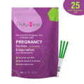 Pelvifine Pregnancy Test Strips with Urine Cups, hCG Detection Home Pregnancy Tests, Sensitive & Over 99% Accurate, 25 Count. 