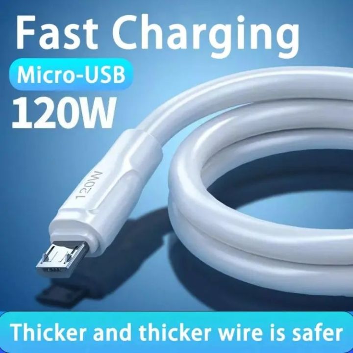 120 Watt super fast Micro Usb cable for all types of micro usb charging mobiles
