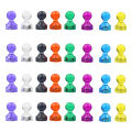 5/10/20 Magnets Push Pin Magnet Refrigerator Whiteboard Thumbtack Fridge Pushpin Clear Map Pushpins Tacks Clips White Cute Hook. 