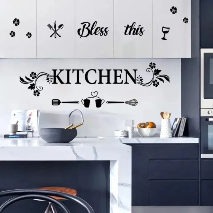 Kitchen%20Wall%20Decor%20Sticker%20Kitchen%20Quotes%20Bless%20This%20Kitchen%20Wall%20Decals%20Flower%20Art%20Removable%20DIY%20Vinyl%20Wall%20Stickers%20for%20Kitchen%20Dining%20Baking%20Room%20Bar%20Restaurant%20Home%20Decor.%20-%20Image%205