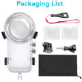Dive Case for Insta 360 X4 Waterproof Housing Cover for Insta360 X4 Invisible Diving Case Underwater 50M Dive Shell Accessories. 