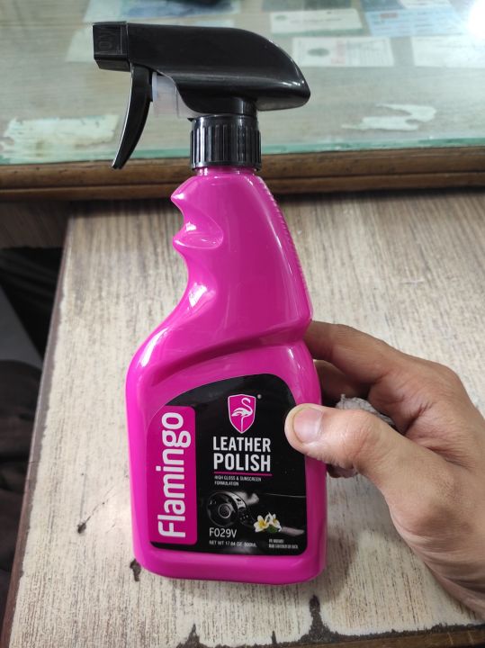 Flamingo%20leather%20polish%20for%20car%20seats%20,dash%20board%20,carpets%20,mats%20etc%20500ml%20-%20Image%204