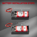 3PCS 9V Battery Holder 9 Volt Battery Holder with ON/Off Switch Cover Lead Wires 9V Battery Box 9 Volt Battery Case Connector. 