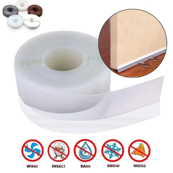 5M Door Bottom Seal Strip Weather Window Rubber Sound Insulation