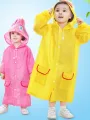 Cute cartoon children raincoat Eva kids raincoat waterproof raincoat for kids. 