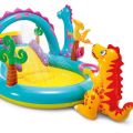 INTEX 57135 - Dinoland Play Center Pool For Kids Inflatable Kids Bath Tub For Children - 119 x 90 x 44 IN. 