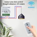 Smart Switch 433MHz Remote Control RF Light Switch Relay Wireless 110V 220V Relay Module for Lamp Fan for Curtain Garage Door. 