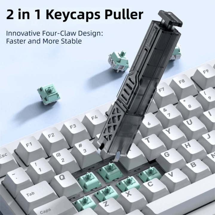 How To Remove Keycaps 2 in 1 Keycaps Puller Remove and Replace Multifunctional Switch Puller ...
