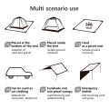 BISINNA Camping Mat Portable Picnic Mat Waterproof Tent Floor Trap Pocket Tent Footprints for Beach  Hiking Camping Equipment. 