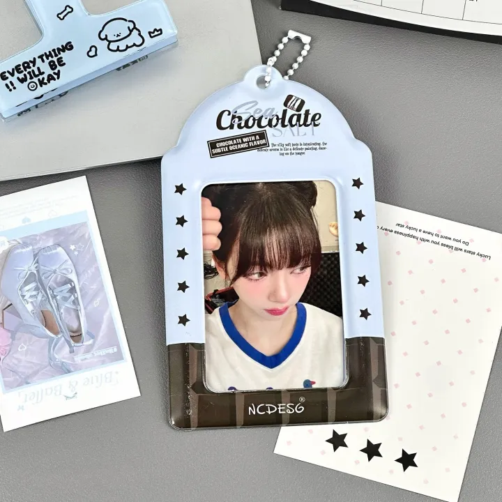 2pcs%20PVC%203%20Inch%20Photocard%20Holder%20%20Idol%20Photo%20Protector%20Card%20Case%20Display%20Pendant%20-%20Image%205