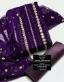 W shirt: chiffon.front and back tilla Moti Sitara pearls work emb shirt.
Dupatta: chiffon.tilla Moti work emb fancy dupatta.
Trouser: Katan silk.
        Chiffonlm.ka. 
