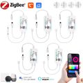 Zigbee 3.0 Smart LED Controller DC5V 12V 24V Single Color CCT RGBW RGB Controller LED Strip Lights for Tuya Alexa SmartThings lightify. 