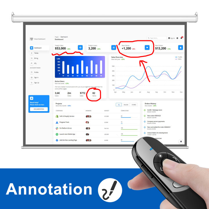 BEBONCOOL%20Wireless%20Presenter%20Remote%20Control%20PowerPoint%20Office%202.4GHz%20Presentation%20Clicker%20for%20Keynote/PPT/Mac/PC%20Clickers%20-%20Image%205
