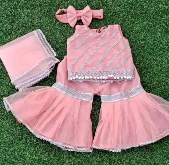Gharara set for 1-12 year baby girls
