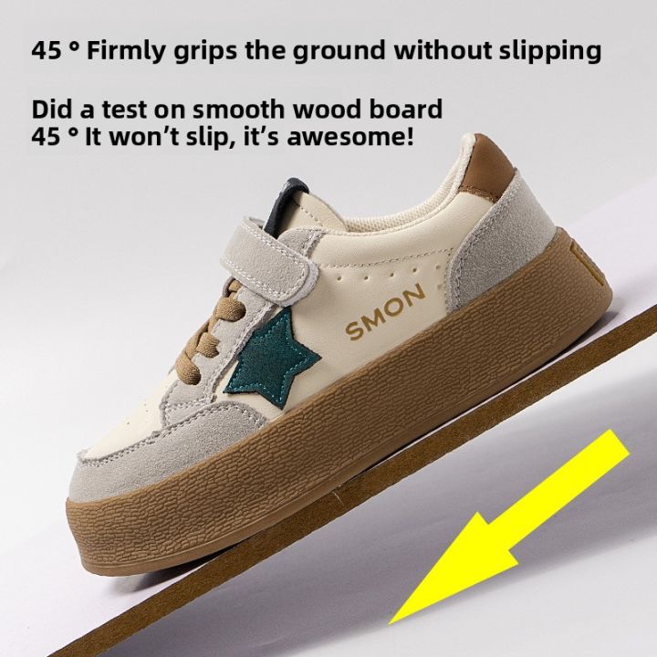 Girls%20Canvas%20Shoes%20Anti-slip%20Soft%20Bottom%20Velcro%20Children's%20Sneakers%20Trendy%20Elementary%20School%20Students%20Shoes%20Fall%20New%20Style%20-%20Image%203