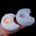 Creative 3D Candlestick Concrete Silicone Mold Star Moon Heart Shape Candle Holder Ornaments Cement Plaster Resin Craft Mould. 