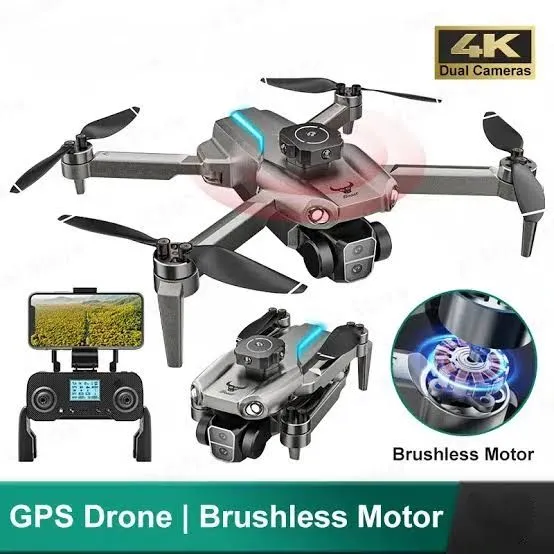 G.P.S%20BRUSHLESS%20MOTOR%20Drone%20PRO%20WIFI%204K%20Dual%20Camera%20Foldable%20Pocket%20Mini%20Size%20Tracked%20Quadcopter%20Drone%20Camera%20Apps%20Controlled%20-%20Image%202