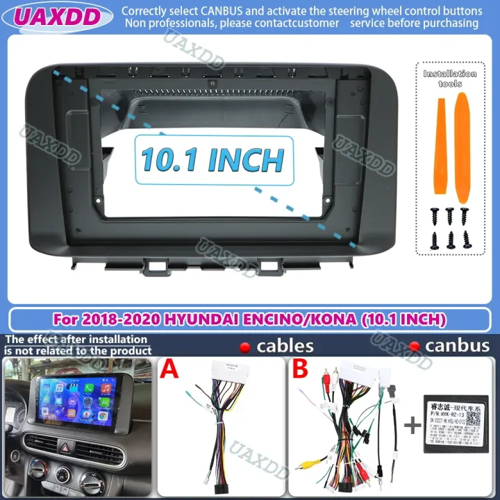 10%20Inch%20Car%20Frame%20Band%20Adapter%20Canbus%20Box%20Decoder%20for%20Hyundai%20Encino%20Kaual%20Kona%202018-2020%20Android%20Radio%20Board%20Mount%20Panel%20Kit%20CD%20-%20Image%202
